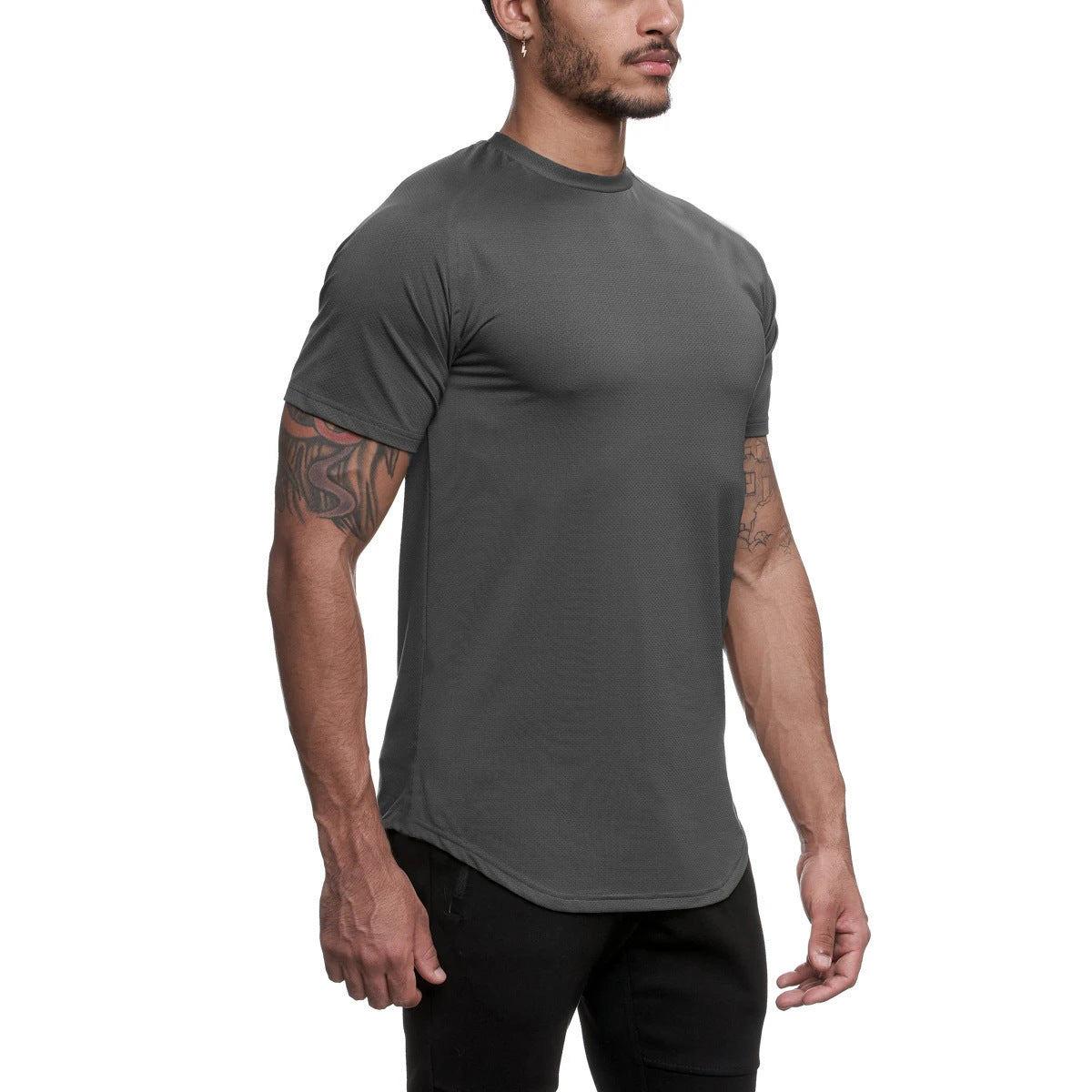 LZYoehin™Men's Sports Fitness Short Sleeve Quick Dry T-Shirt