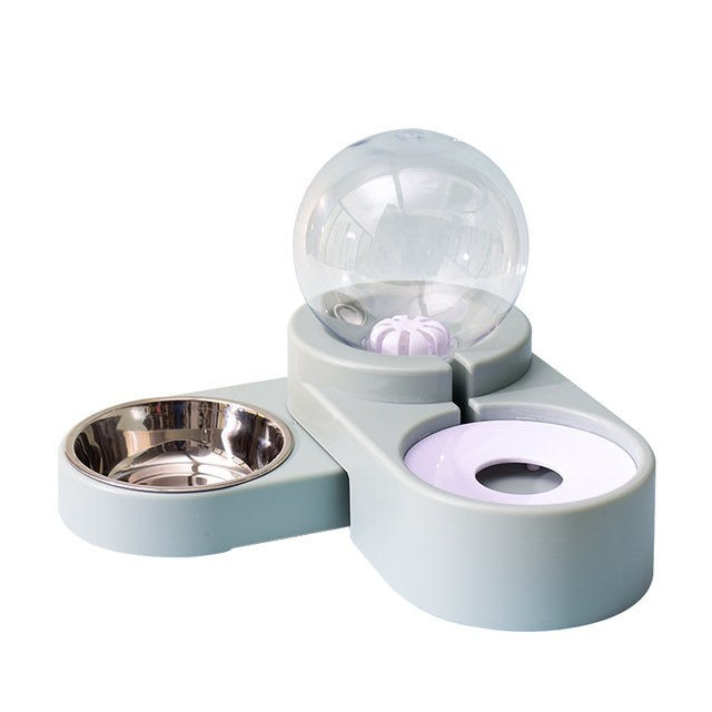 Pet Cat Dog Water Food Feeder