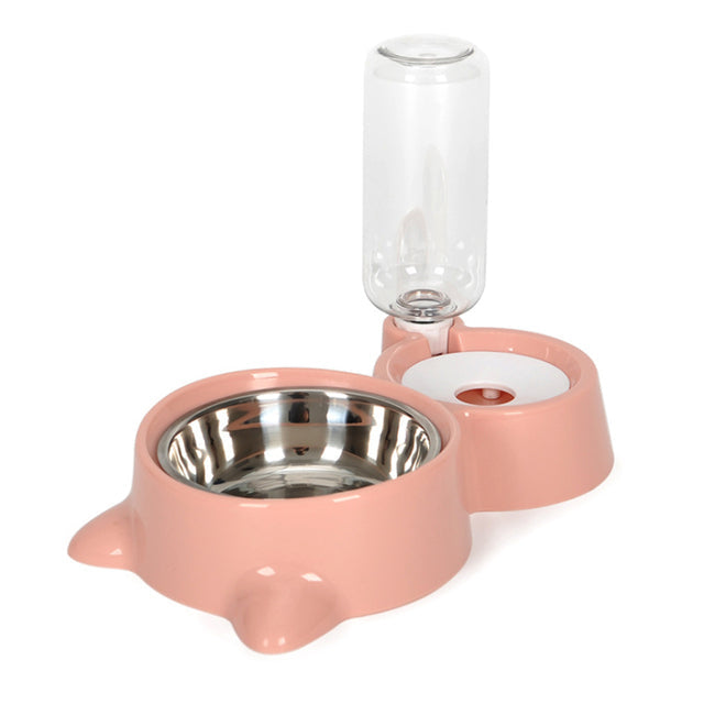 Pet Cat Dog Water Food Feeder