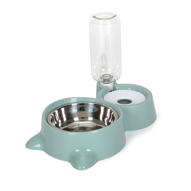 Pet Cat Dog Water Food Feeder