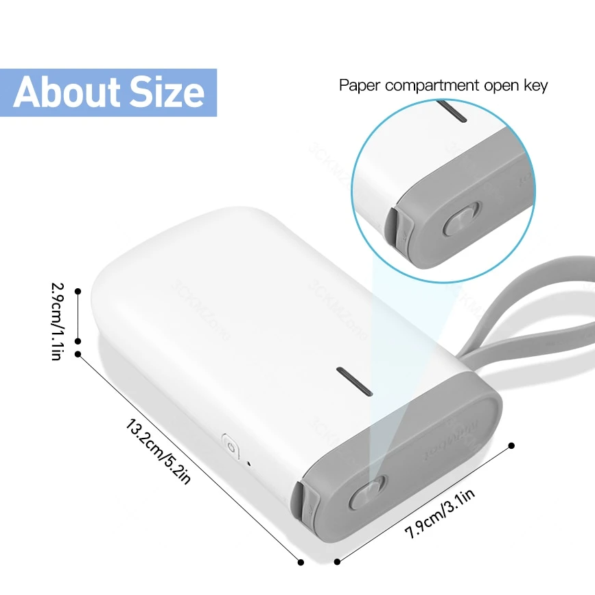 Wireless Portable Pocket Label Printer