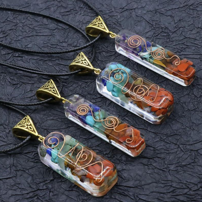 Natural Orgone Energy Pendant Necklace