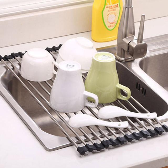 Multipurpose Roll Up Dish Drying Rack