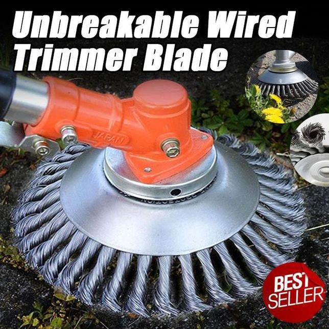 🌞Summer Big Sale 50% Off - Unbreakable Wired Trimmer Blade