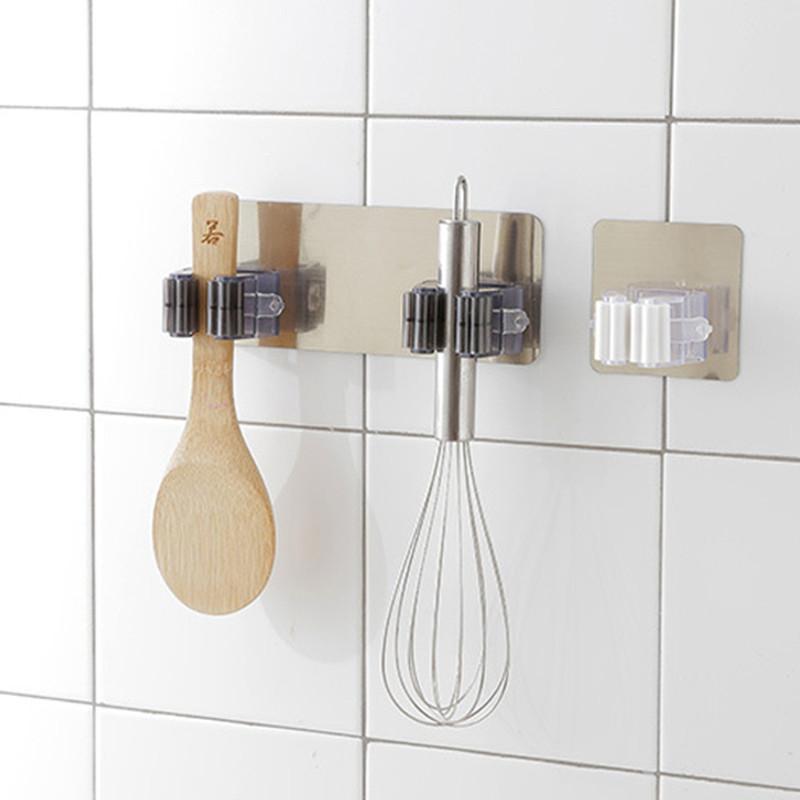 Wall Mounted Mop Organizer Holder