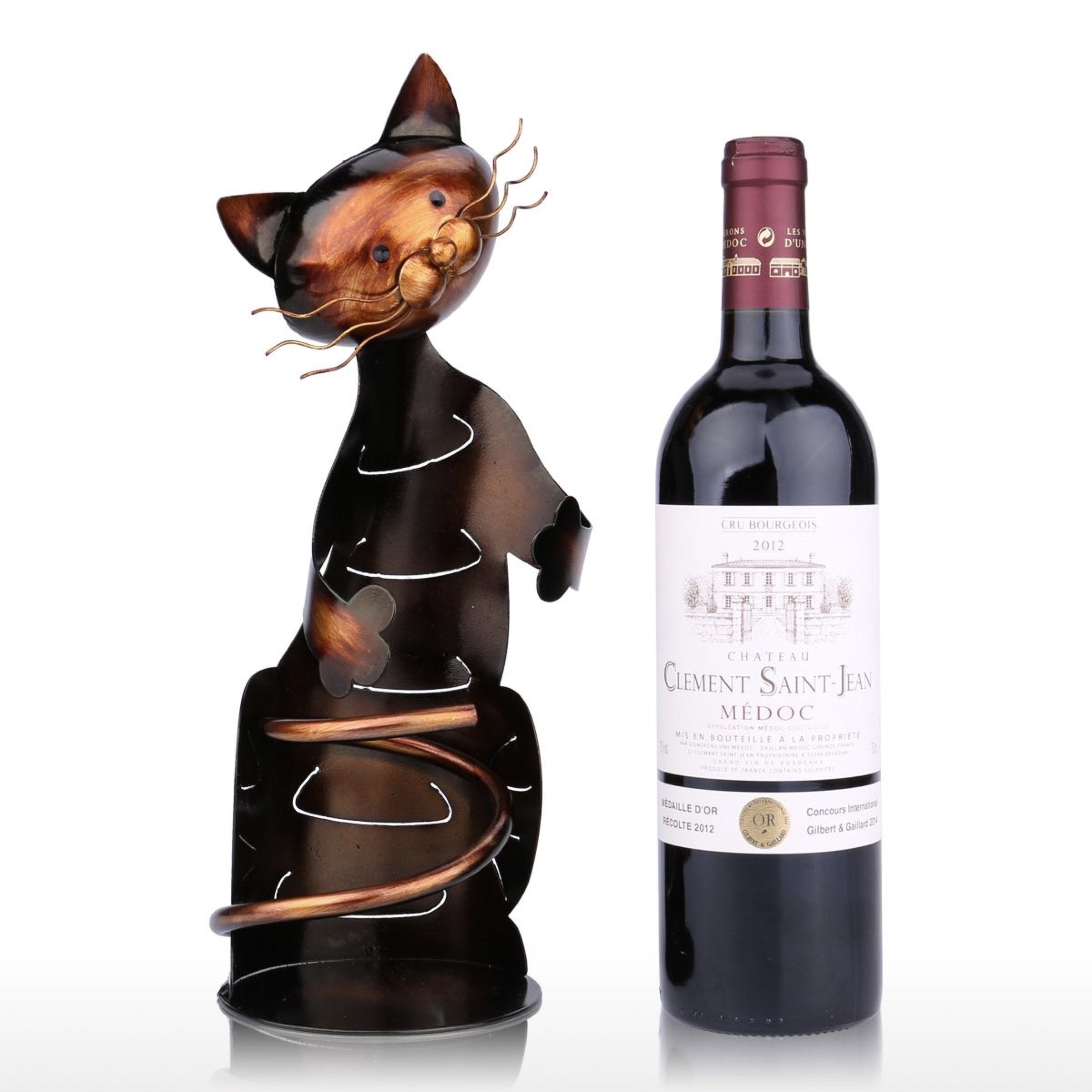 Cat Wine Holder