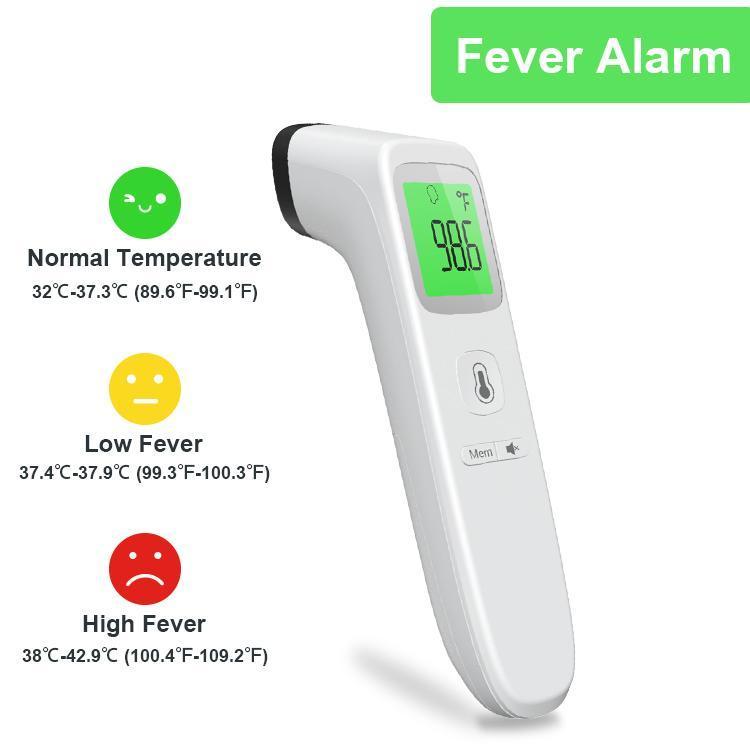 Non-contact Infrared Thermometer Forehead Thermometer with CE & FDA