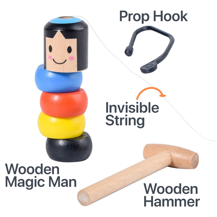 Immortal Daruma Wooden Magic Toy
