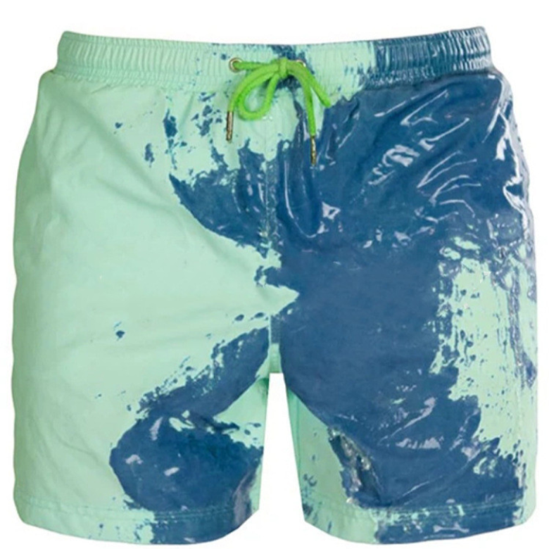 Temperature-Sensitive Color-Changing Beach Men Swimming Pants