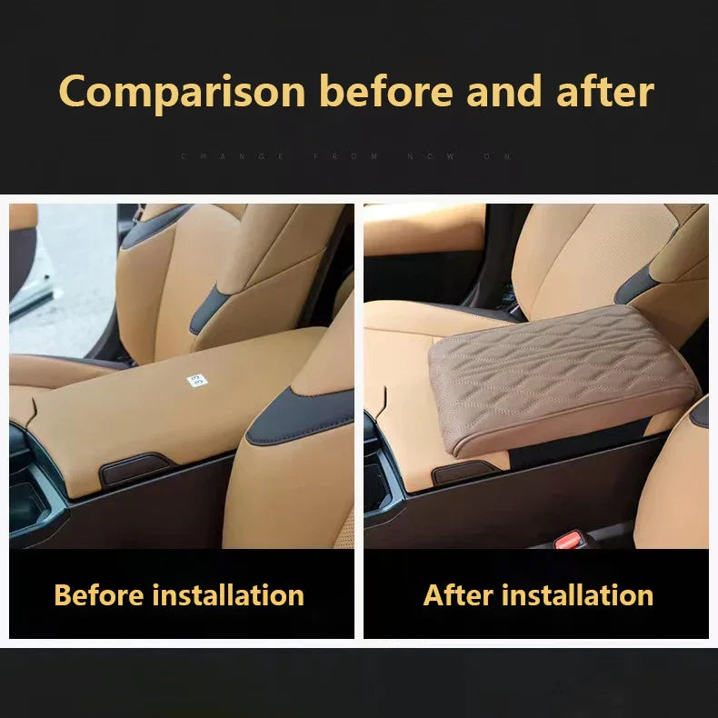 🎉Spring Cleaning Big Sale - LZYoehin™ Memory Foam Leather Car Armrest Box Pad