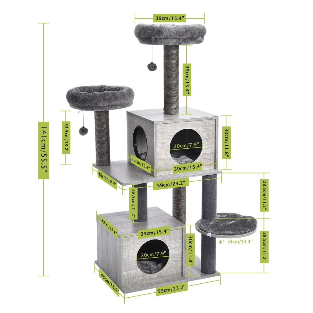 Pet Cat Tree Tower Condo House
