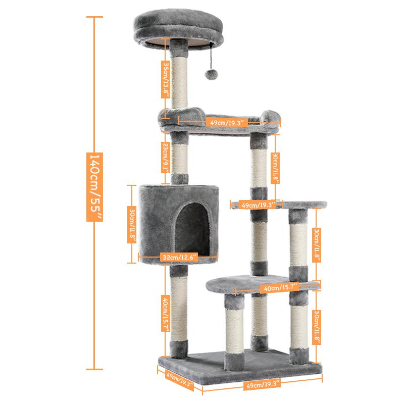 Pet Cat Tree Tower Condo House