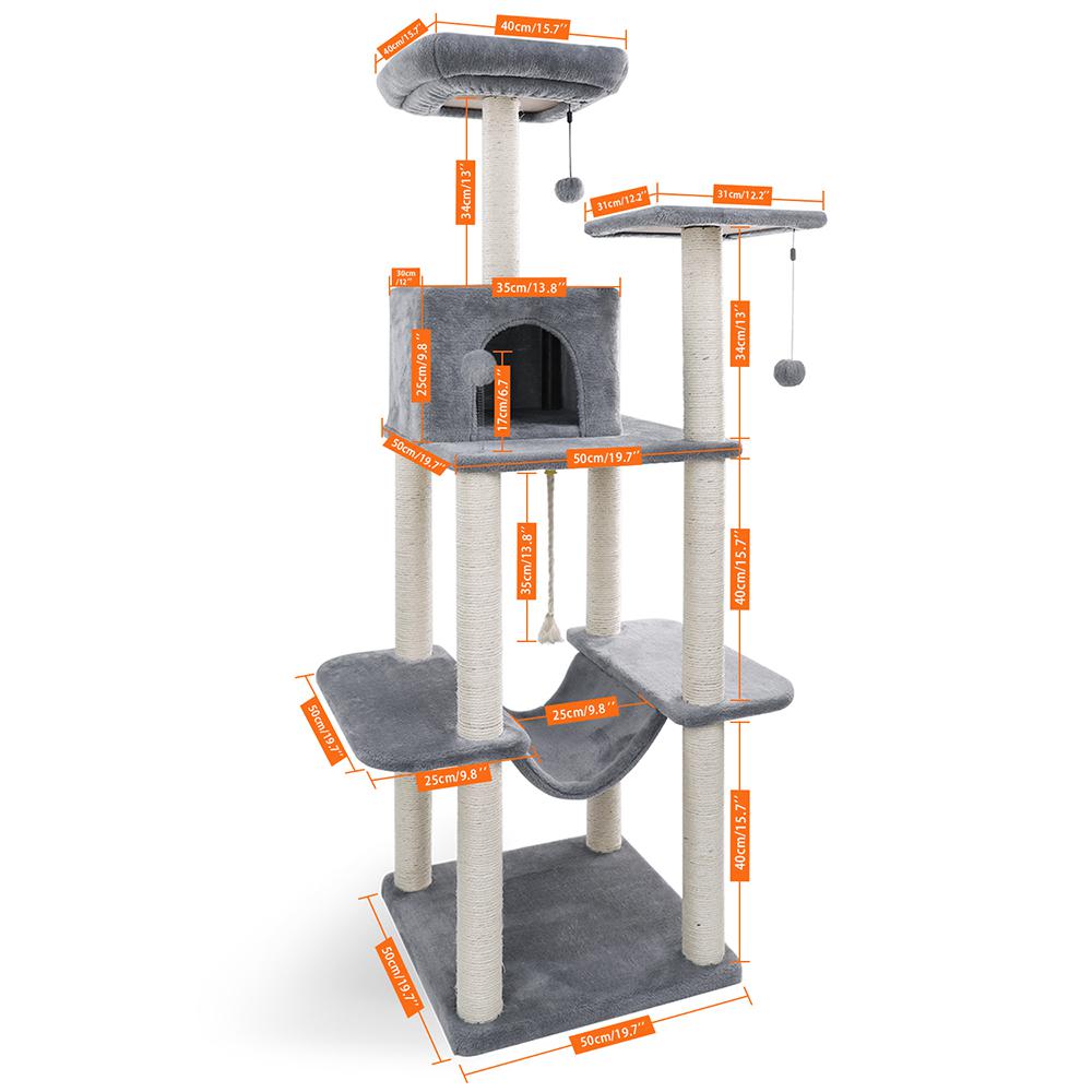 Pet Cat Tree Tower Condo House