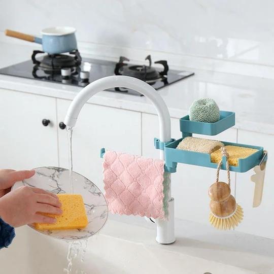 Double Layer Faucet Rack