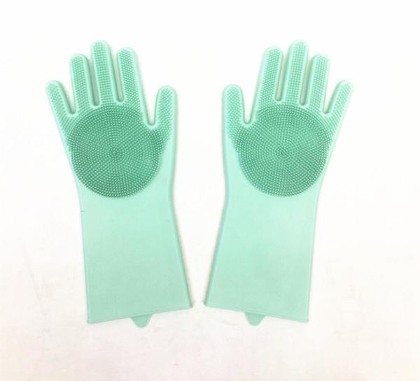 Magic Rubber Silicone Dish Washing Gloves