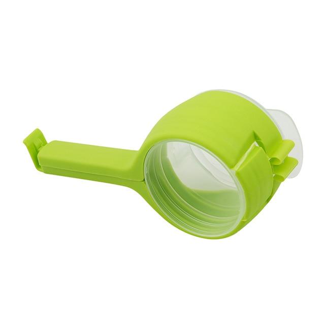 Easy Pour and Seal Food Storage Bag Sealing Clip